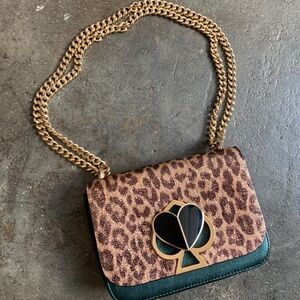 Kate Space Olive GLITTER Leopard Nicola Wicker Twistlock